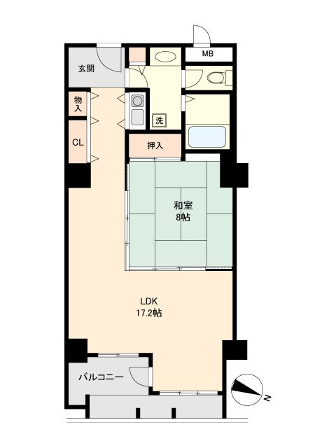 High-Crest Kusatsu Urban Resort 12F 1LDK Condo for Sale - Thumbnail 2