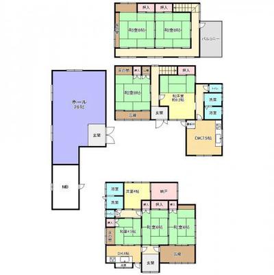 Kinokawa City Kokawa/Used detached house/110734 | Kinokawa City, a used detached house 8 minutes walk from JR Wakayama Line Kokawa Station (Property number: 0100263-0033115) — Image 1, Kinokawa, Wakayama