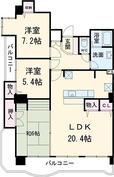 3LDK Apartment for Sale in Central Hamamatsu - Thumbnail 2