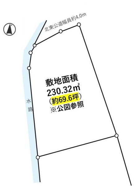 69 Tsubo Land Plot for Sale in Nagamine, Kumamoto City - Thumbnail 2