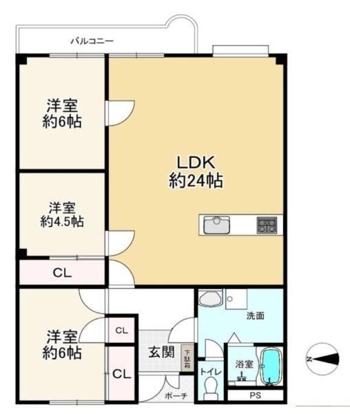 Renovated 3LDK Apartment for Sale in Settsu, Osaka - Thumbnail 3