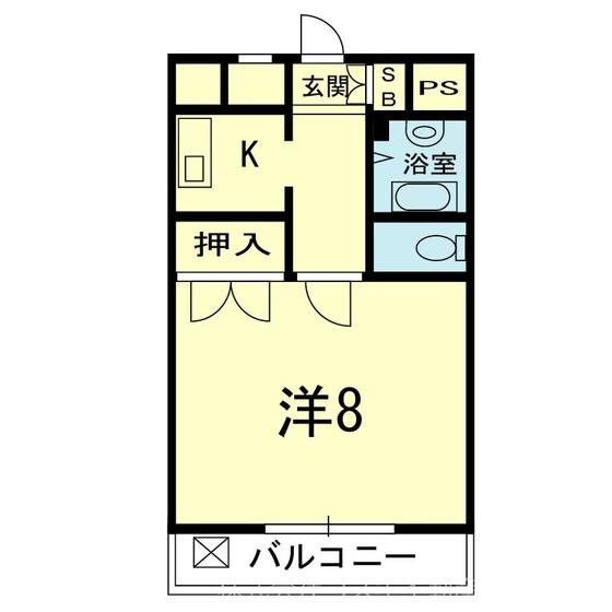 1DK Apartment in Central Kumamoto - 230万円 - Thumbnail 4