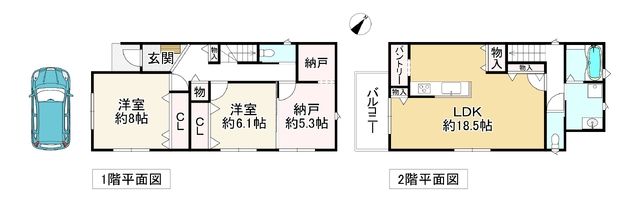 2SLDK House Near JR Tsukuno Station | Sakai West Ward - Thumbnail 4