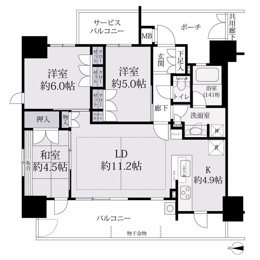 3LDK Apartment in Kyoto with Balcony Near JR Tambaguchi Station - Thumbnail 2