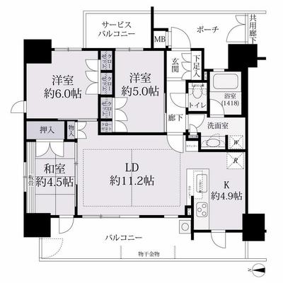 3LDK Apartment in Kyoto with Balcony Near JR Tambaguchi Station — Image 1, Shimogyo, Kyoto