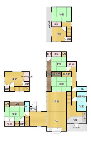 7DK Japanese-Style House on 875sqm Land in Hikari, Yamaguchi - Thumbnail 2