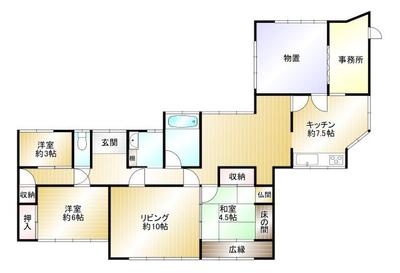 3LDK Single-Story Home in Tosu with 1749sqm Land — Image 2, Tosu, Saga