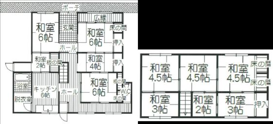 1962 11DK Wooden House for Sale in Tomidabayashi, Osaka - Thumbnail 2