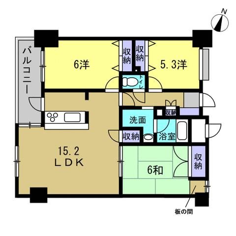 Jcity Takasu Suieikan 3LDK Apartment for Sale in Hiroshima - Thumbnail 3