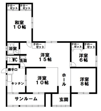  27-6 Nakahata, Kawauchi-cho, Mutsu-shi, Aomori | Mutsu-shi, JR Ominato Line Ominato Station 22km second-hand detached house (Property number: 0115051-0000864) — Image 1, Mutsu, Aomori