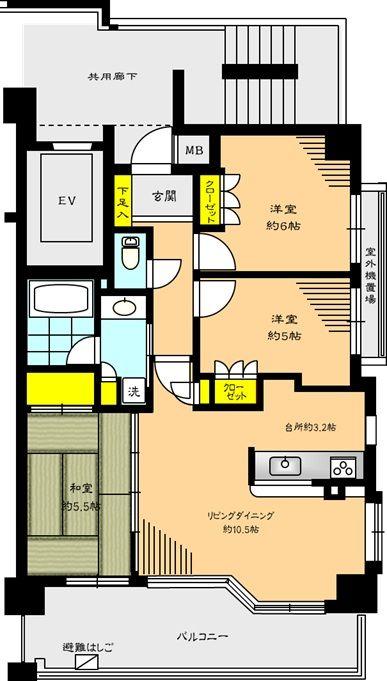 Leve Stage Kemigawahama 200: 3LDK Apartment in Chiba — Image 1, Mihama, Chiba