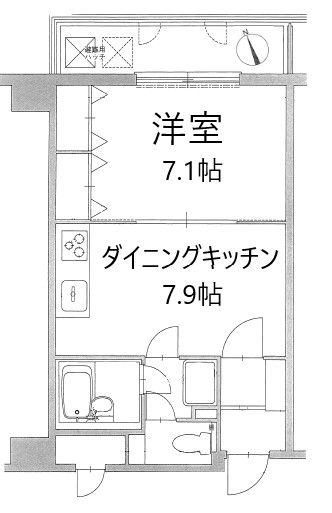 1DK Apartment for Sale in Toyama City near Toyama Station - Thumbnail 4
