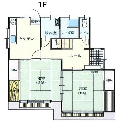 Used property in Hobara-cho Oizumi Dojoba | Date City, Abukuma Express Oizumi Station, Hobara High School, 7-minute walk (property number: 0114582-0000208) — Image 1, Date, Fukushima