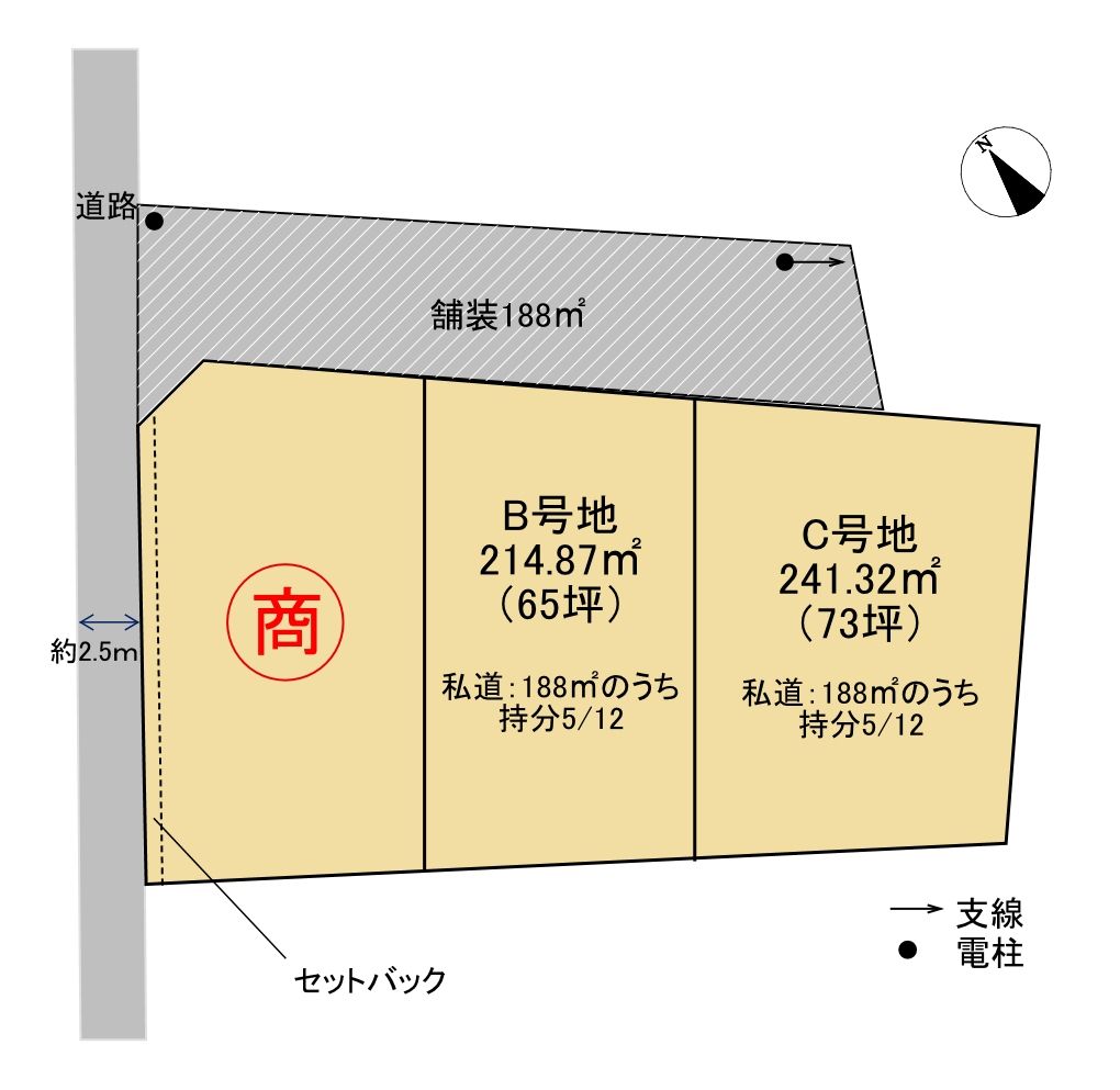 Land for Sale in Yonago, Tottori - Sanyanagi Development Lot C - Thumbnail 2