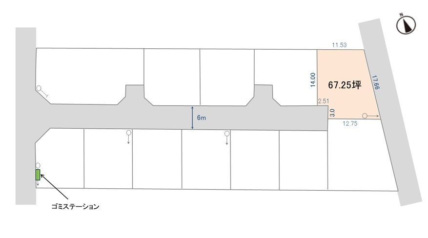 67.25 Tsubo Residential Land for Sale in Yonago, Tottori - Thumbnail 4