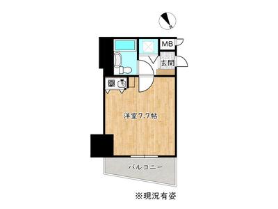 Used Apartment Asahi Plaza South Core Himeji / Profit Owner Change Room 607 6th Floor - Himeji City — Image 2, Himeji City, Hyogo