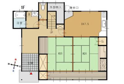 Asago Nishimachi Used House｜Maizuru City, 3-minute walk from Higashi-Maizuru Station, Chugu stop on the JR Maizuru Line (Property number: 0106929-0000282) — Image 3, Maizuru, Kyoto