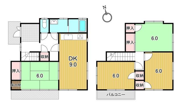 4DK House in Minato, Okayama - 100.5㎡ with Parking - Thumbnail 4
