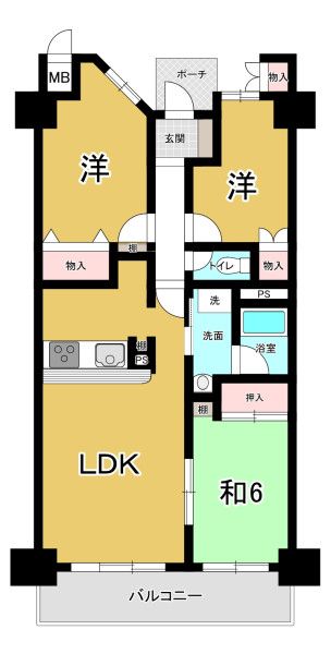 Richd Anan 2 3LDK Apartment for Sale in Anan City, Tokushima - Thumbnail 2