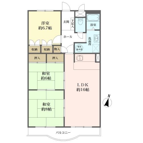 3LDK Apartment in Hiroshima East District - 83.95㎡ - Thumbnail 2