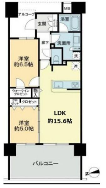 2LDK Apartment in The Ocean Terrace Toyosaki, Okinawa - Thumbnail 2