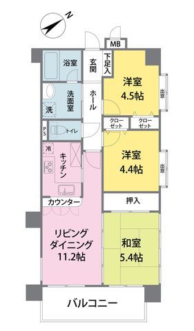 3LDK Apartment for Sale in Narashino, Chiba - Wise Yuraku Makuhari - Thumbnail 2