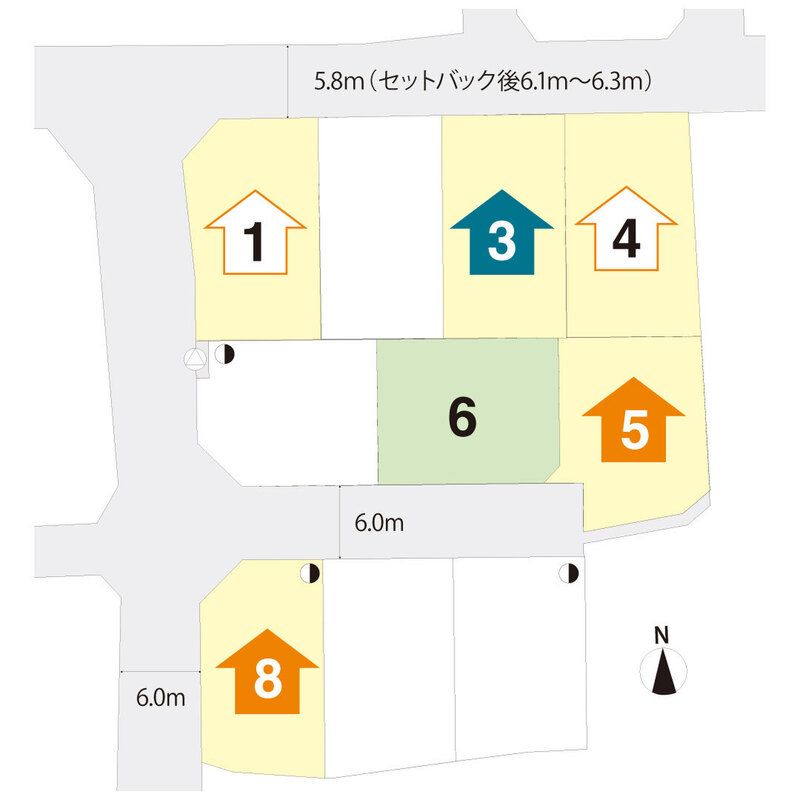 Land for Sale in Maebashi, Gunma - Plot No. 6 in Residential Development - Thumbnail 3