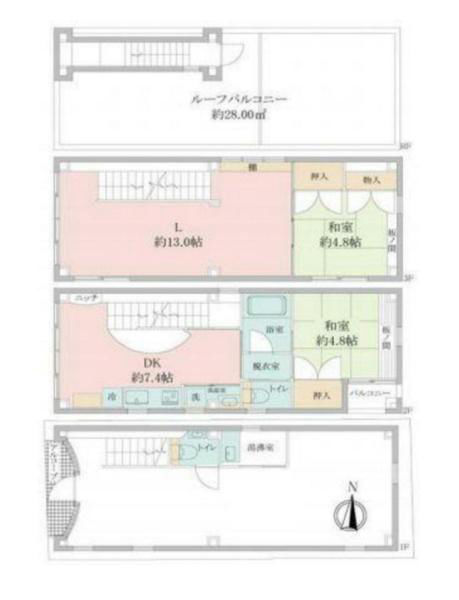 2LDK House in Kawasaki with 99.56㎡ Floor Space - Thumbnail 3