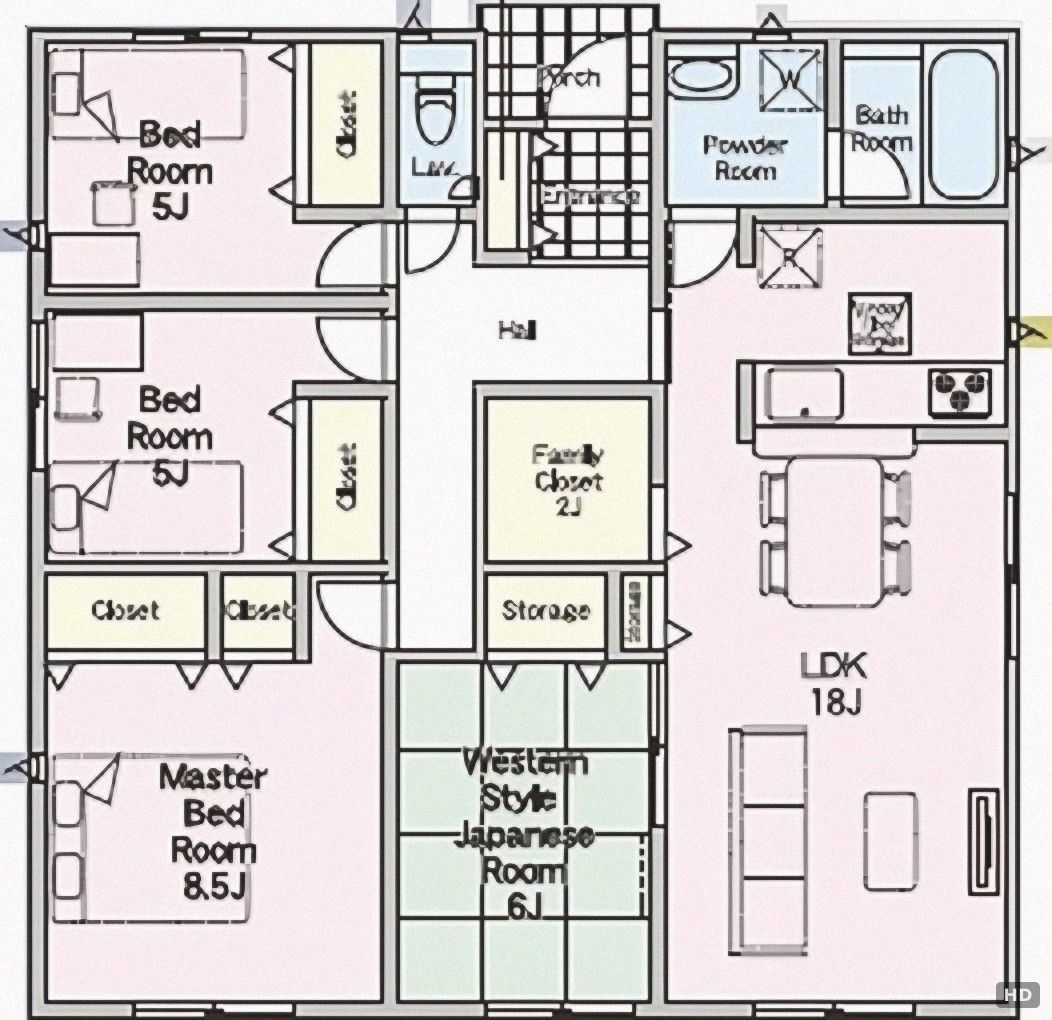 New 4LDK+S House in Kumamoto's Kita Ward - Cradle Garden Series - Thumbnail 2