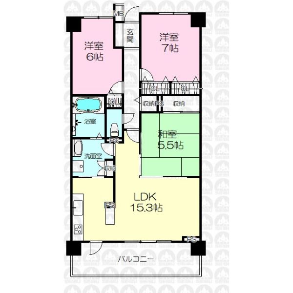 3LDK Apartment for Sale in Tokorozawa, Saitama - 75.65 sqm - Thumbnail 2