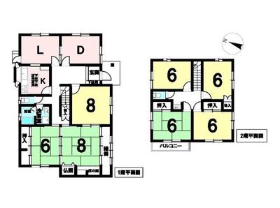 Used detached house in Unuma Hoshakujicho 1-chome, Kakamigahara City, 20 minutes walk from Unuma Station | Used detached house in Kakamigahara City, 19 minutes walk from Unuma Station on the JR Takayama Main Line (Property number: 0139543-0001452) — Image 1, Kakamigahara, Aichi