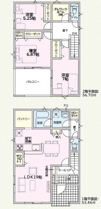 New 3LDK House for Sale in Kamimorita, Fukui City - Thumbnail 2