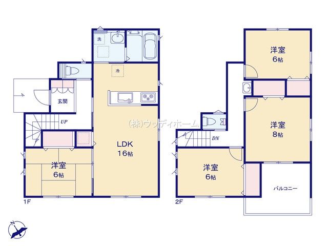 New 4LDK House in Kasukabe, Saitama | 103.41 sqm - Thumbnail 3