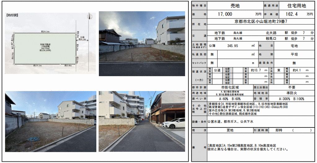 Vacant Land for Sale in Kita-ku, Kyoto - 345.95 sqm - Thumbnail 3