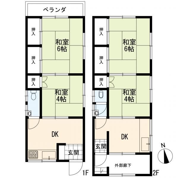 2DK House for Sale in Ota City, Tokyo - 60.18 sqm - Thumbnail 3