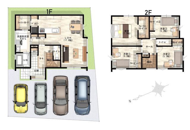 New 4LDK Smart House for Sale in Kahoku City, Ishikawa - Thumbnail 4