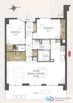 2LDK Apartment for Sale in Toyama City, Near Inaricho Station - Thumbnail 2