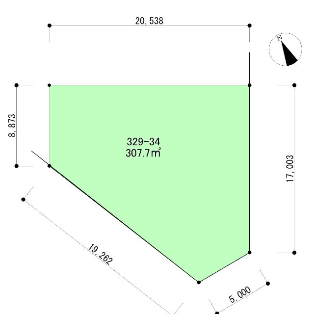 93 Tsubo Corner Land Plot for Sale in Sunagawa, Hokkaido - Thumbnail 4