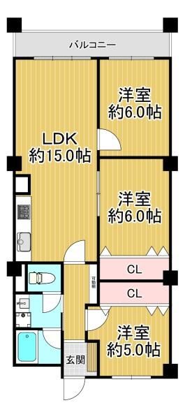 Renovated 3LDK Apartment in Nishiyodogawa-ku, Osaka - Thumbnail 2