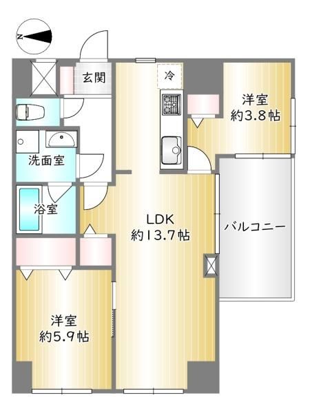 Renovated 2LDK Apartment in Symphony Umekoji Park, Kyoto - Thumbnail 3