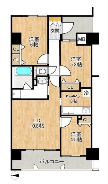 Global Yamato Koizumi 3LDK Condo for Sale in Nara - Thumbnail 3