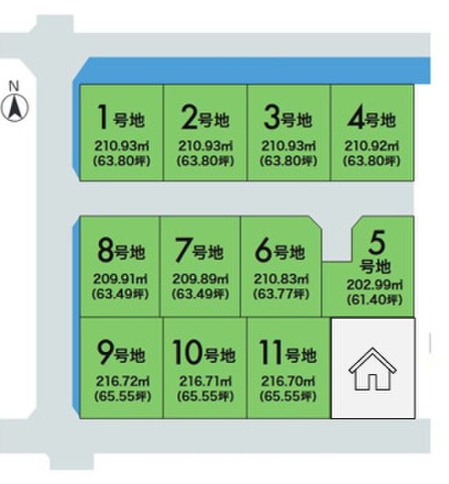 City Stage Nakauzura Land Plots for Sale in Gifu - Thumbnail 4