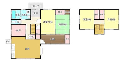 Takachiho, Sanyo Onoda City | Sanyo Onoda City, a 30-minute walk from Onoda Station on the JR Onoda Line, a used detached house (property number: 0113777-0001367) — Image 2, Sanyo Onoda, Yamaguchi