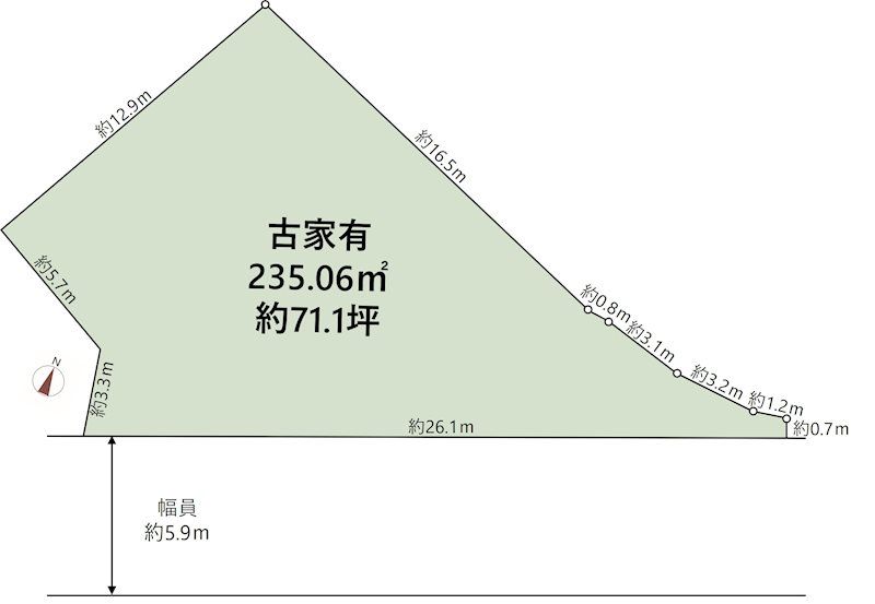 Land for Sale in Nagaokakyo, Kyoto - 235.06 sqm Plot - Thumbnail 3
