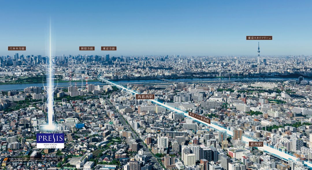 Presis Nishi-Kasai New Build Apartment in Edogawa, Tokyo - Thumbnail 2