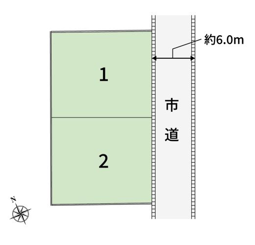 Land for Sale with Building Conditions in Niji-ga-oka, Oita - Thumbnail 2
