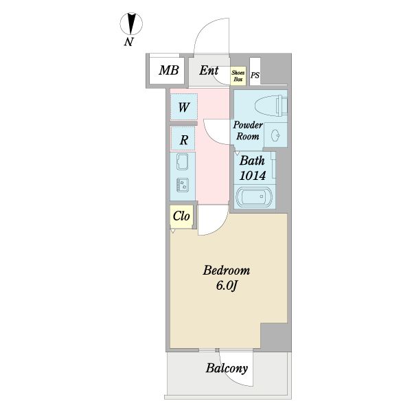 GENOVIA Ohana-chaya II Skygarden 1K Apartment for Sale in Tokyo - Thumbnail 4