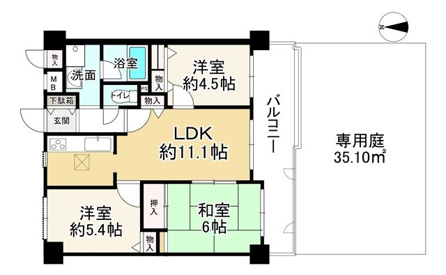 Excellence Yamato Takada 3LDK Apartment with Private Garden - Thumbnail 3