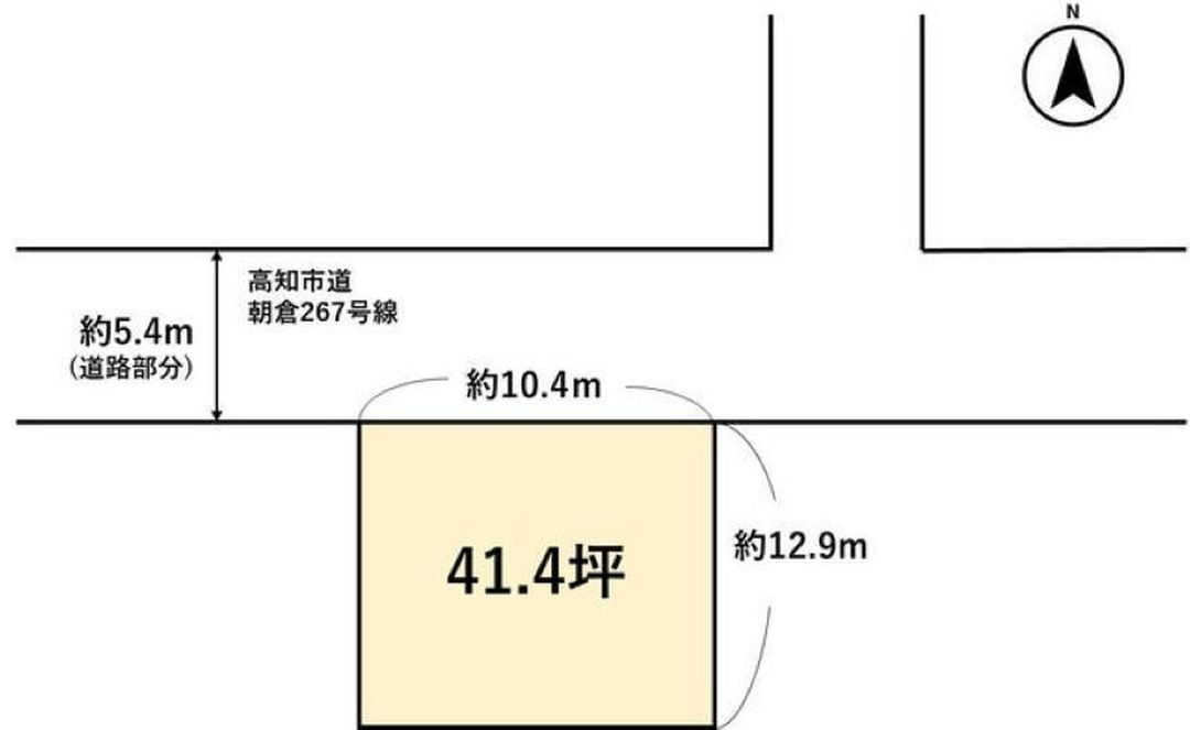 Land for Sale in Ohtani Koen-cho, Kochi City with Old House - Thumbnail 3