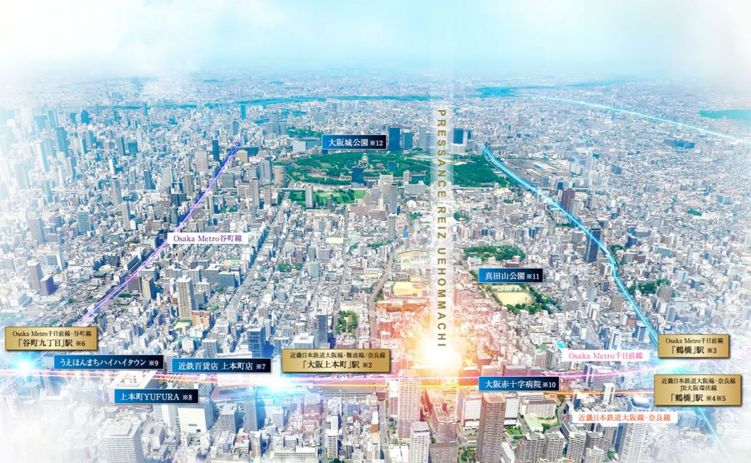 Presence Raise Uehonmachi New Condo in Osaka | 1LDK from ¥33.8M - Thumbnail 4
